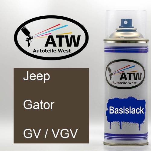 Jeep, Gator, GV / VGV: 400ml Sprühdose, von ATW Autoteile West.